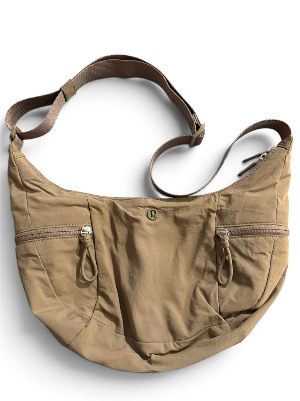 lululemon athletica Tan Slouchy Bag